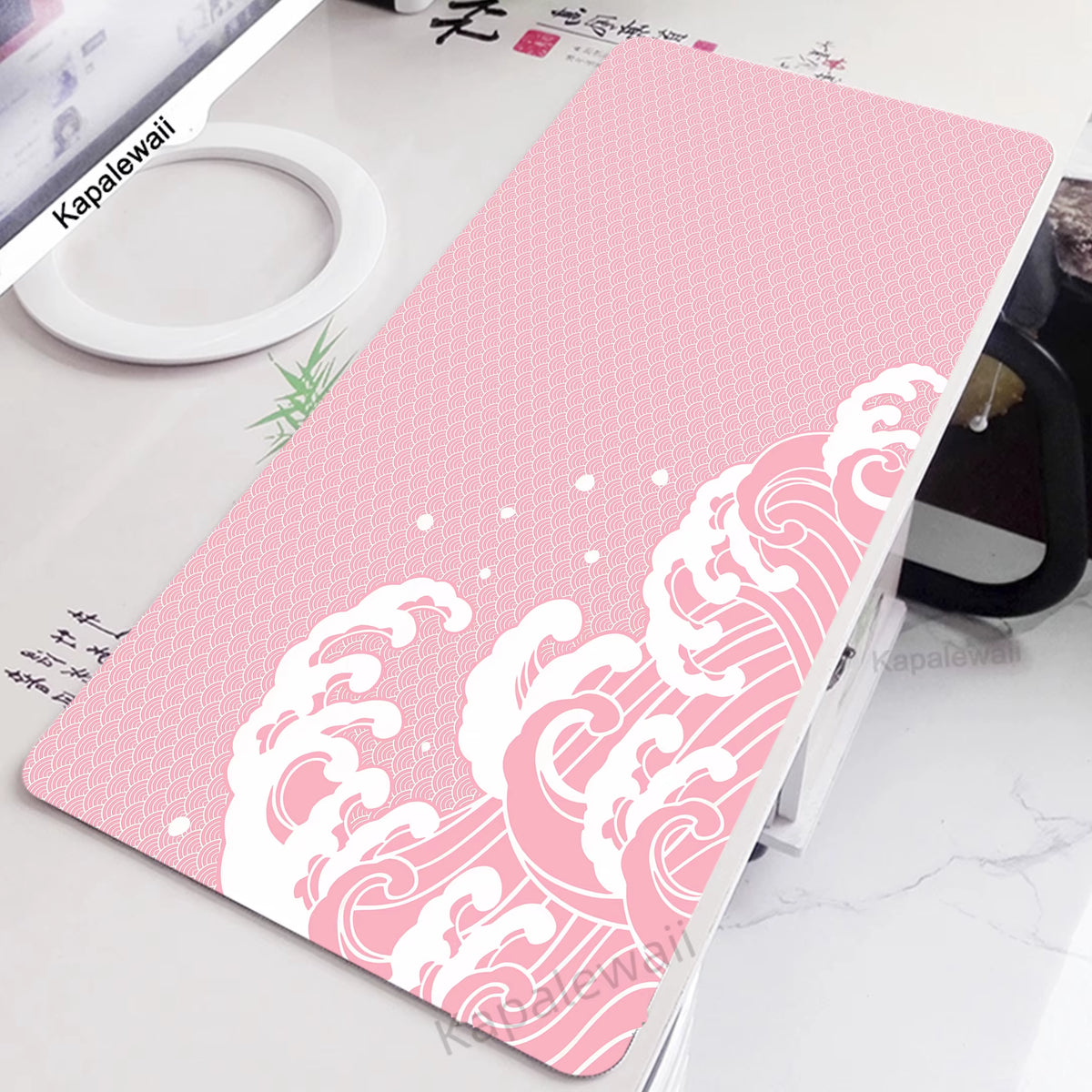 Extra Large Gaming Mouse Pad - Great Wave Design for Enhanced Gaming Experience and Office Use