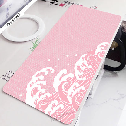 Extra Large Gaming Mouse Pad - Great Wave Design for Enhanced Gaming Experience and Office Use