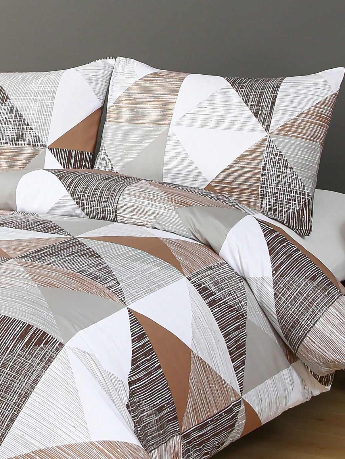 Soft Microfiber Duvet Cover Set, Classic Geometric Pattern - Best 2/3 Piecesduvet Cover/Bedding Set - Includes 1 Duvet Cover and 1/2 Pillow Shams - Affordable, High Quality - Fits Twin, Queen, King, Full Size Beds
