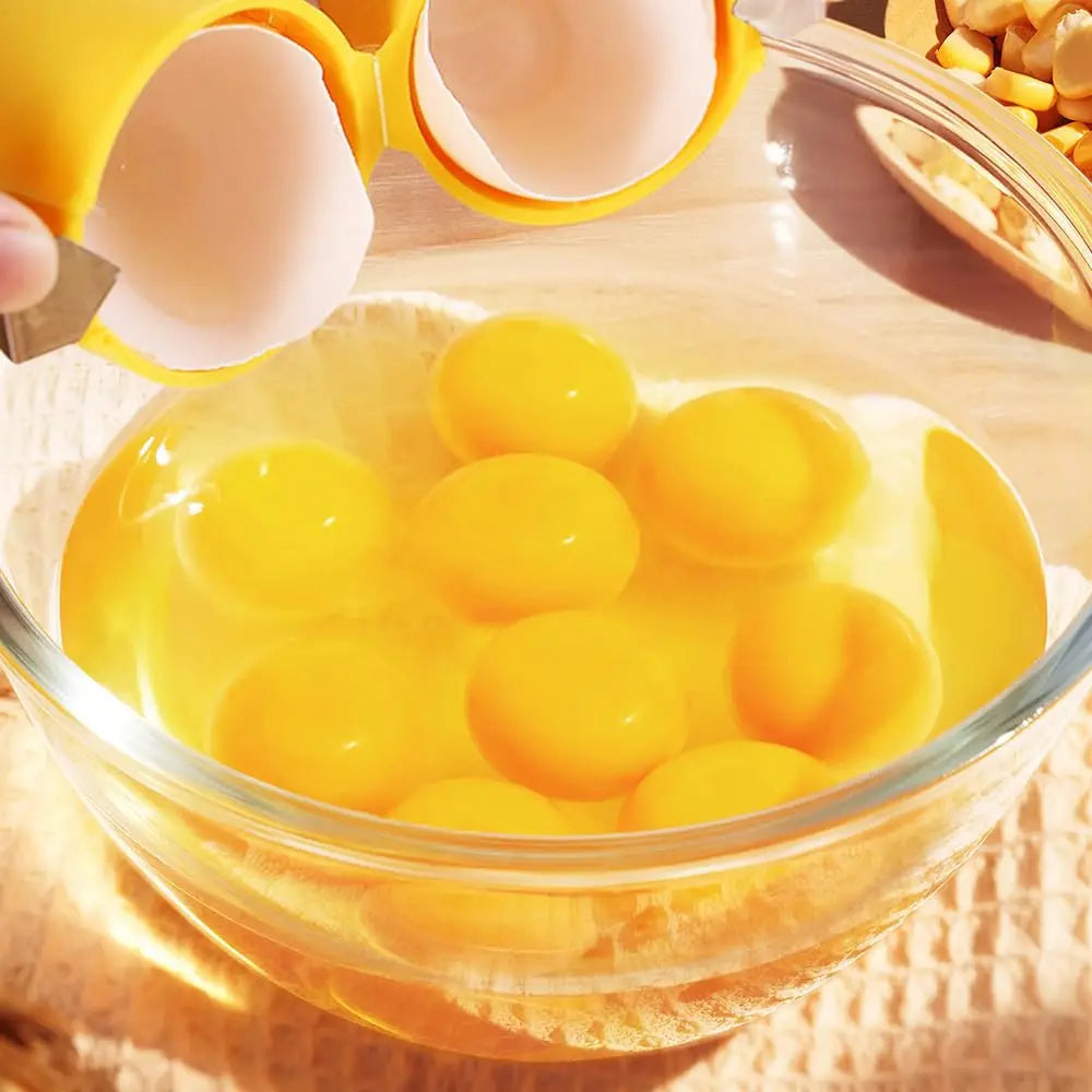 Handheld Egg Cracker and Separator - Multifunctional Kitchen Gadget for Effortless Cooking (1 or 2 Pieces)