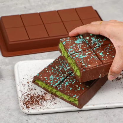 Silicone Chocolate Bar Molds for Easy Release - Durable Rectangle Moulds for Protein and Energy Bars, Ideal for Handmade Gifts