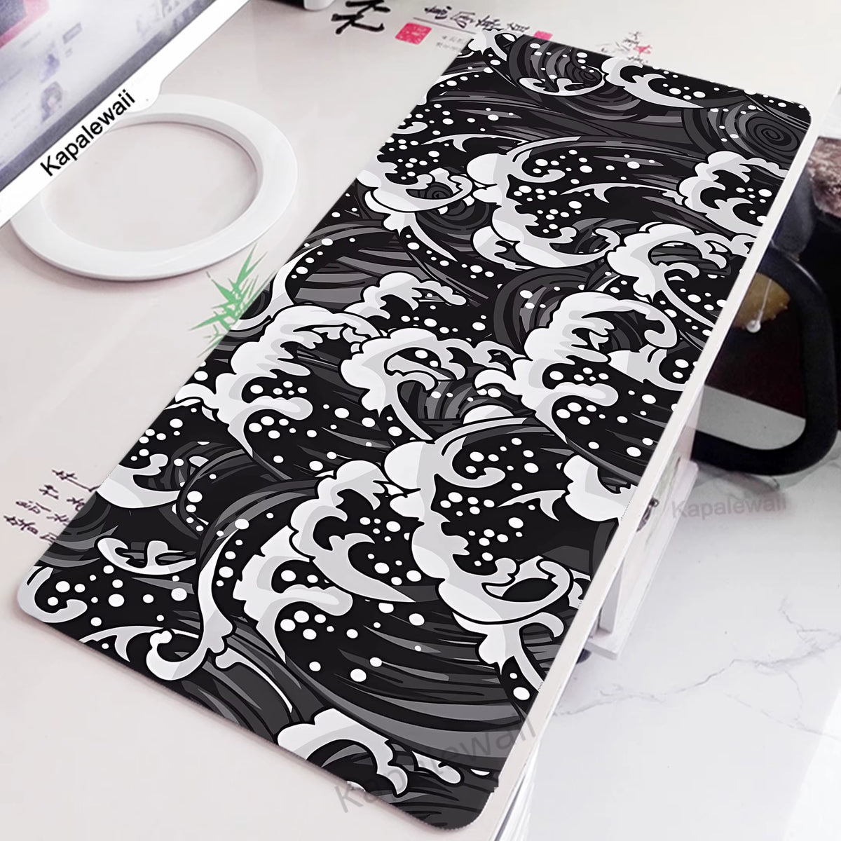 Extra Large Gaming Mouse Pad - Great Wave Design for Enhanced Gaming Experience and Office Use