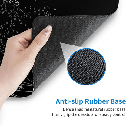 Extra Large Gaming Mouse Pad - Great Wave Design for Enhanced Gaming Experience and Office Use