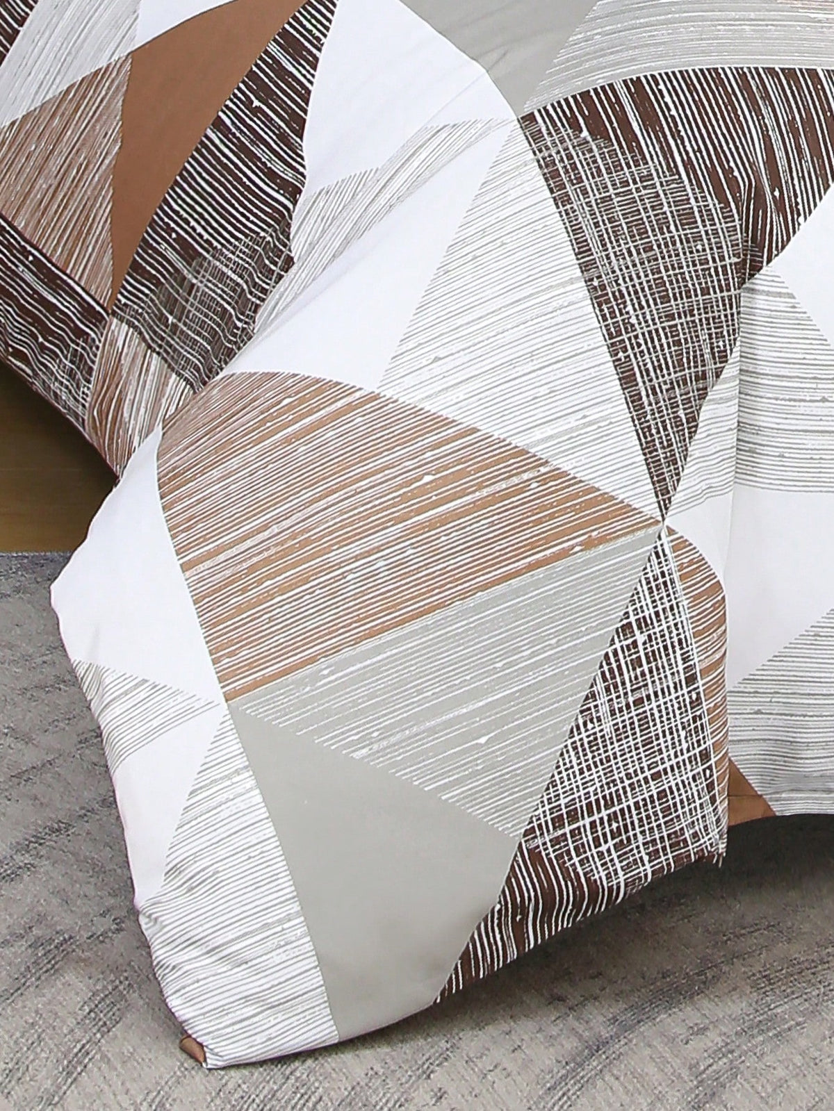 Soft Microfiber Duvet Cover Set, Classic Geometric Pattern - Best 2/3 Piecesduvet Cover/Bedding Set - Includes 1 Duvet Cover and 1/2 Pillow Shams - Affordable, High Quality - Fits Twin, Queen, King, Full Size Beds