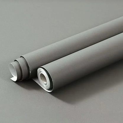 DIY Contact Paper Kitchen Stickers Solid Color PVC Self-Adhesive Home Decorative Marble Wallpaper Living Room Study Furnitures
